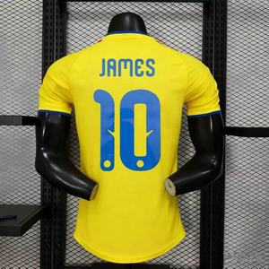 Футбольная форма сборной Колумбии 2026 года, домашняя, с коротким рукавом, для взрослых, с именем игрока Джеймса, футболка для фанатов, комплект Диас - Product Image 3
