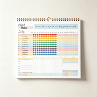 Calendrier de bureau promotionnel 2027, impression de calendriers personnalisés, suivi des habitudes, calendrier Wakk pour usage au bureau, pour utilisation publicitaire