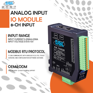 CK-7082R segnale galvanico a 8 canali ingresso analogico 4-20MA ADC isolatore RS485 Modbus-RTU modulo di acquisizione - Product Image 2