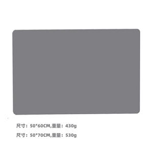 Set de table en silicone gris 50x70cm, résistant à la chaleur, antidérapant, de qualité alimentaire, pour la protection des plats de cuisine - Product Image 5