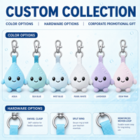 Jouet en peluche personnalisé OEM ODM, animal en peluche, mascotte, porte-clés Aqua Cell Dewdrop, cadeau d'entreprise, promotion du logo pour les produits de beauté et de soins de la peau