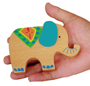 Gioco di Equilibrio in Legno a Forma di Elefante di Alta Qualità, Personalizzabile, Portatile, per Bambini in Età Prescolare, Set Colorato - Product Image 3