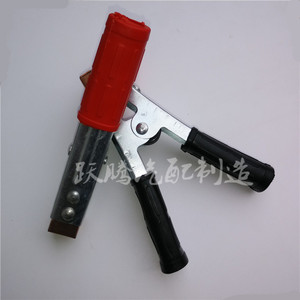 Pinces de batterie, pinces crocodiles, rouge et noir, grand modèle, usage général - Product Image 3