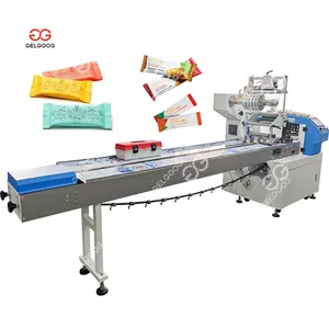 Automatic Sliced Cheese Cotton Candy Pillow Packing Machine Vermicelli Tofu Muffin Energy Bar Packaging Machine