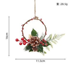 Adornos para Árbol de Navidad, Adornos Colgantes de Piña, Esfera de Fiesta Temática de Navidad, 1 Unidad - Product Image 4