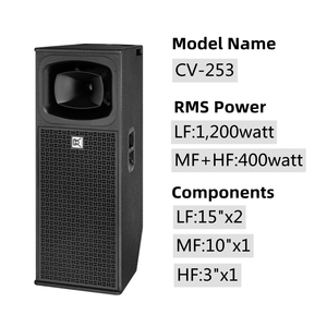 Sistema di Altoparlanti PA per Esterni, Attrezzatura Audio e Luci, Altoparlanti <span class=keywords><strong>218</strong></span> 215 - Product Image 3