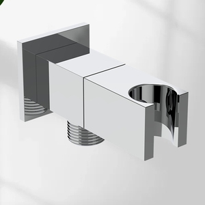 Support de douchette mural en laiton simple et réglable pour accessoires de salle de bain - Product Image 6