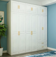 Nouvelle lit-baie escamotable en bois massif invisible avec armoire intégrée, mobilier de chambre intelligent et personnalisable au design moderne