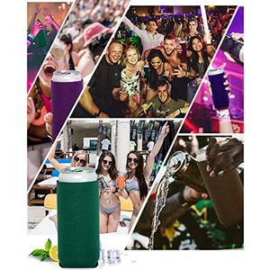 Fundas de vinilo delgadas para latas de 12 oz, lisas, plegables, para refrescos, personalizables por sublimación para bodas - Product Image 3