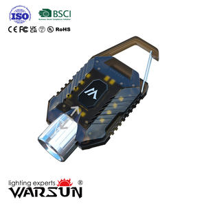 مصباح يدوي قابل لإعادة الشحن WARSUN G3 للاستخدام الخارجي بقوة 800 لومن، مقاوم للماء IPX5، مصدر ضوء <span class=keywords><strong>LED</strong></span> محمول مع مغناطيس وحلقة مفاتيح وإضاءة جانبية، مصباح صغير كهدية - Product Image 2