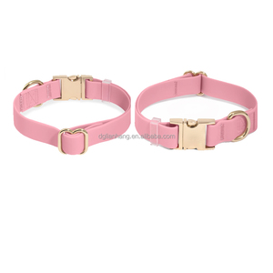 <span class=keywords><strong>Collar</strong></span> de perro de TPU sólido ajustable de 3/4 pulgadas, equipo de entrenamiento de nailon de liberación rápida, cintas de plástico impermeables, collares sólidos para mascotas - Product Image 3