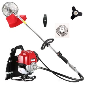 Débroussailleuse à dos sans fil haute puissance 14 kW, portable, moteur GX35 quatre temps à essence 52cc, coupe-herbe - Product Image 1