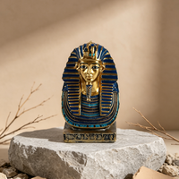 Buste de pharaon égyptien en résine, pour étagère, bureau, musée, Halloween, Jour des Cadeaux