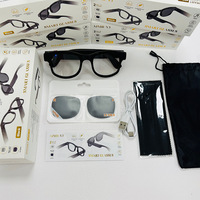 Lunettes Intelligentes IA Transfrontalières les Plus Vendues avec Assistant Vocal pour Appels, Contrôle Tactile, Photo à Distance et Design Élégant