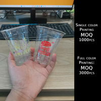 Gobelets en plastique jetables transparents en PET de 8, 9, 10, 12, 16 oz pour boissons froides, café à emporter, bubble tea, boba, jus, avec couvercle – Vente en gros