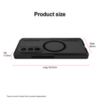 Étui à charnière entièrement fermé pour Samsung Fold 8 avec 120 [unités/éléments] intégrés °   Béquille réglable et recharge sans fil magnétique