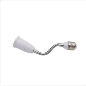 White E27 to E27 Led Lighting Lamp Holder Converter Screw Bulb Socket Adapter LED Saving Light Halogen Lamp Bases 3A 220V