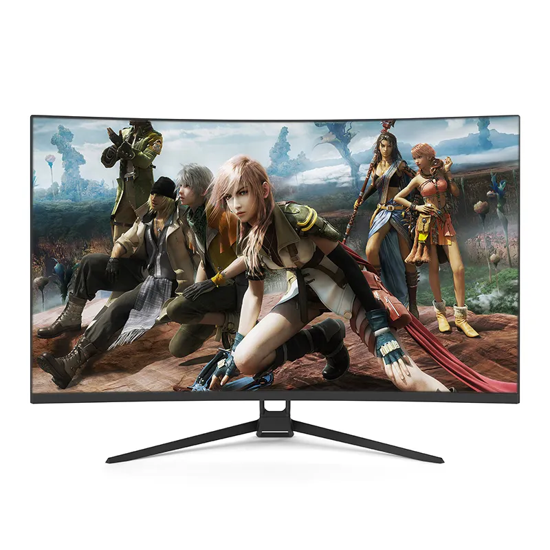 27 32 Inch Super-wide Screen 144hz Curved Led Computer Gaming Monitor Pc for Desktop