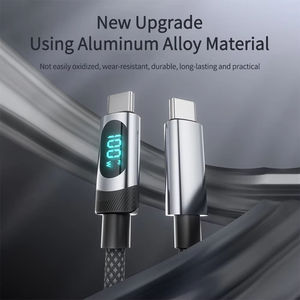 <span class=keywords><strong>สาย</strong></span>ชาร์จ E-Mark ข้อมูล100วัตต์1<span class=keywords><strong>เมตร</strong></span>100วัตต์ชนิด <span class=keywords><strong>C</strong></span> ถึง <span class=keywords><strong>Type</strong></span> <span class=keywords><strong>C</strong></span> <span class=keywords><strong>สาย</strong></span>ชาร์จเร็วสุดๆสายเคเบิลสีดำค่าธรรมเนียม usbc Rapide - Product Image 2