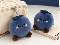 Porte-clés en peluche, toucher doux, pendentif mignon