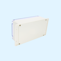 Contenitore per Strumenti Elettronici in Plastica ABS Personalizzato, Scatola di Giunzione Impermeabile Industriale per Guida DIN IP65