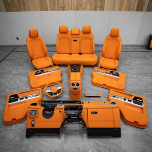 Venta al por mayor de fábrica, conjunto completo de lujo, fundas de cuero para asiento de coche, accesorios interiores duraderos para Benz Gls - Product Image 1