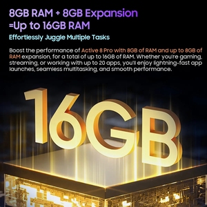 [World <span class=keywords><strong>Premeire</strong></span>] Blackview Active 8 Pro Tablet robusti Android 13 10.36 "2.4K Display Helio G99 16GB 256GB Tablet PC 22000mAh - Product Image 3