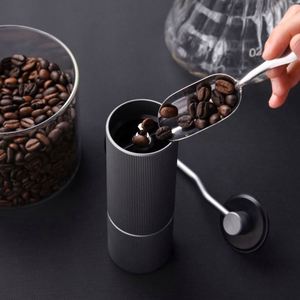 เครื่องบดกาแฟมือหมุนแบบใหม่ สแตนเลส สตีล ทรงกรวย - Product Image 4