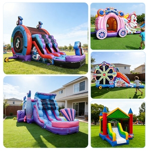 Castillo Inflable Grande con Toboganes, Casas Inflables, Casa Inflable con Tobogán, Castillo Hinchable para Fiestas Infantiles - Product Image 5