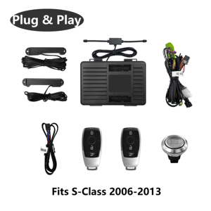 Sistema Keyless <span class=keywords><strong>Go</strong></span> per Mercedes-Benz Classe S 2006-2013, Avviamento Remoto PKE, Accensione Motore Plug & Play Senza Taglio di Cavi - Product Image 1