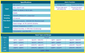 Indicador de Proceso con Control PID de Alta Precisión y Rendimiento Confiable, Monitor Inteligente UMI50+ con 1 Año de Garantía - Product Image 4