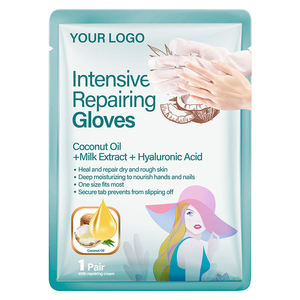 Gants exfoliants blanchissants sans parfum DAAO avec masque pour les ongles pour les mains rugueuses - Product Image 1