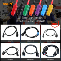 Connecteur Monopolaire 30A/45A en Cuivre Argenté 600V, Bloc de Jonction, Prise 2/4/6 Broches, Compatible OEM/ODM, pour Système Solaire