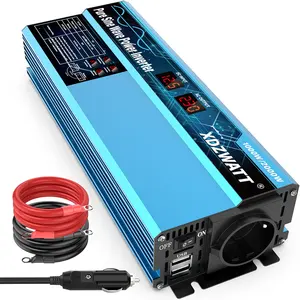 Inverter gelombang sinus murni, 1000 2000 3000 4000 5000 6000 7000 watt 220 230 240 volt dc ke ac frekuensi rendah 12v 24v