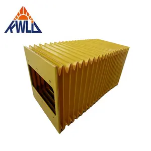 Customized Flexible Flat Protection Guide Bellows Cover easy compressed and stretched Bellow Cover for welding equipment