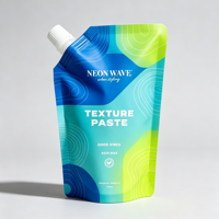 Pochettes à bec verseur personnalisées imprimées en sérigraphie, en matériau composite PET/VMPET/PE de qualité alimentaire pour savon liquide et soins personnels