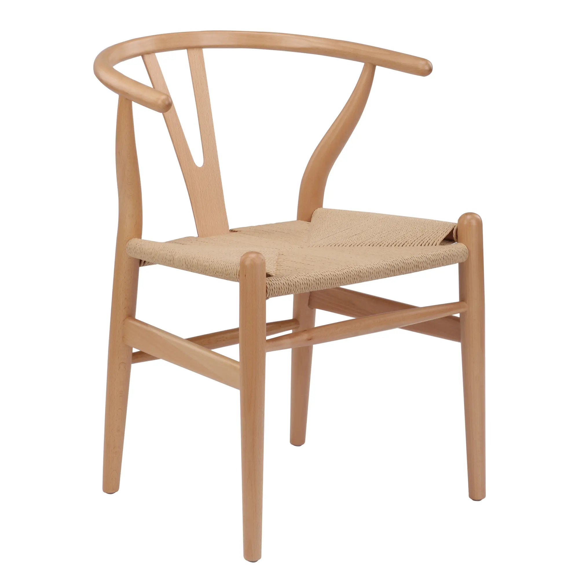 Furnitur ruang makan gaya antik kayu Beech padat Y Silla tulang Wishbone garpu kursi tulang Bar Hans Wegner