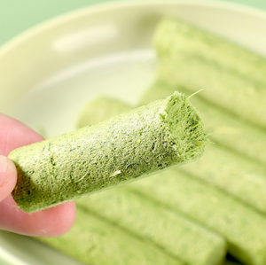 Palitos masticables de hierba para gatos liofilizados Control de bolas de pelo Snack golosinas digestivas suaves para gatitos y gatos adultos golosinas interactivas - Product Image 2