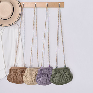 <span class=keywords><strong>Bolso</strong></span> de mano de <span class=keywords><strong>ganchillo</strong></span> hecho a mano para mujer, elegante <span class=keywords><strong>bolso</strong></span> de noche para boda, <span class=keywords><strong>bolso</strong></span> de mano bohemio para <span class=keywords><strong>fiesta</strong></span> en la playa con cadena desmontable, regalo nupcial - Product Image 2