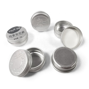 Scatola di <span class=keywords><strong>latta</strong></span> di metallo con coperchio in alluminio cosmetico può logo personalizzato barattolo di <span class=keywords><strong>latta</strong></span> in alluminio <span class=keywords><strong>per</strong></span> crema di balsamo <span class=keywords><strong>per</strong></span> le labbra 10g 15g 5ml 10ml 15ml - Product Image 3
