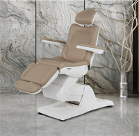 Lit électrique de luxe Kisen de salon de beauté 3 moteurs Table de massage médical portable pour le corps chaise faciale de cils pour salon de beauté