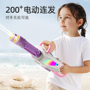 ปืนฉีดน้ำไฟฟ้าแบบ Gatling ความจุเยอะ สีสันสดใส สำหรับเด็กอายุ 4-6 ปี  สนุกสนานไร้ขีดจำกัดในวัยเด็ก - Product Image 5