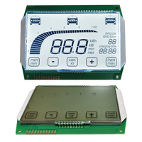 Afficheur à segments HTN 9 chiffres, 5 touches tactiles, I2C 3.3V, rétroéclairage blanc pour chargeur de VE SMS09147