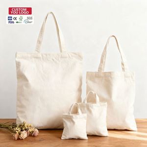 Sac fourre-tout en toile de coton 100% réutilisable et écologique, 6oz/8oz/12oz, imprimé en sérigraphie avec logo personnalisé - Product Image 3