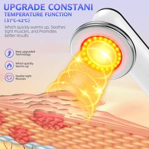 Kabelloses Fettverbrennungs-Körperformungsgerät Elektrischer Handmassagegerät zur Körperstraffung Anti-Cellulite-Massagegerät mit Wärmefunktion - Product Image 2