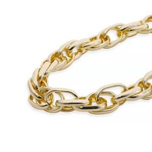 Pulseras de eslabones de cadenas, joyería de moda única, ajustable, chapado en oro - Product Image 3
