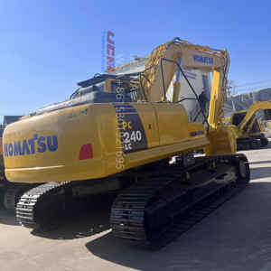 Excavadora usada Komatsu PC240 de alta calidad 24TON excavadoras de cubo de orugas hidráulicas grandes PC 200 210 240 para gran oferta - Product Image 6