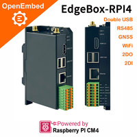 Controlador Lógico Programable Edgebox-RPI200 PLC, Sistema de Control WIFI 4G LTE M.2 Mini-PCIe, Controlador de Programación PLC RS485 RTC