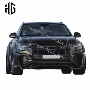 Mise à niveau vers PD Style fibre de verre voiture pare-chocs lèvre assemblage ailes latérales passages de roue Kit de carrosserie large pour <span class=keywords><strong>Audi</strong></span> Q8 RSQ8 <span class=keywords><strong>2022</strong></span> Kit de carrosserie - Product Image 2