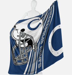 Tùy chỉnh 32-Team Miami cá heo đội in flannel len chăn sang trọng phòng ngủ SOFA PHÒNG KHÁCH ngoài trời ghế chăn - Product Image 4